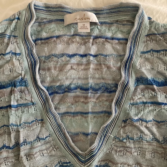 90s style woven top - Picture 2 of 3